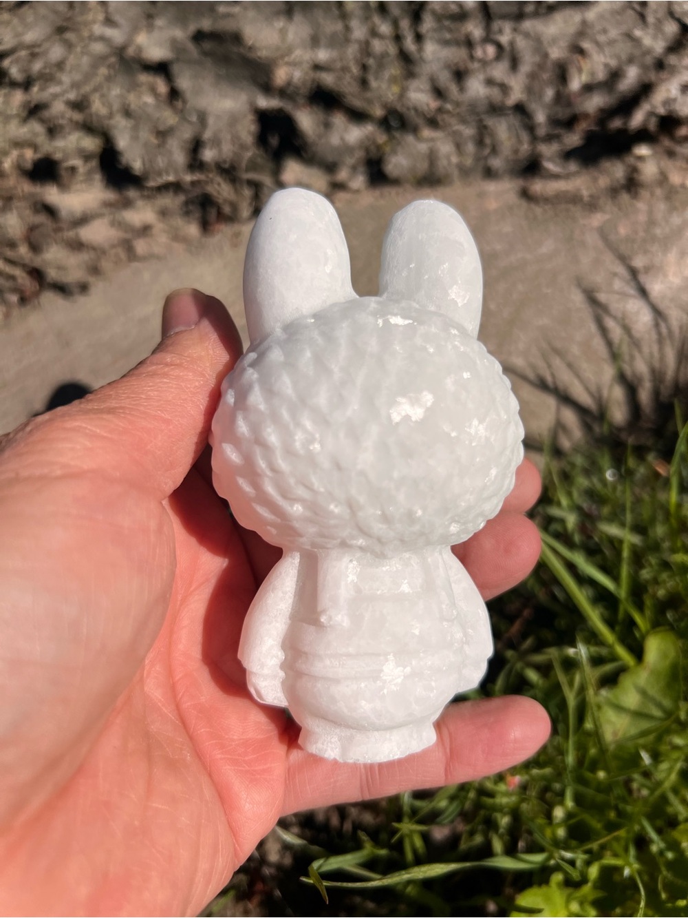 White (1) Jade Labubu carving | Crystal - Picture 4 of 16